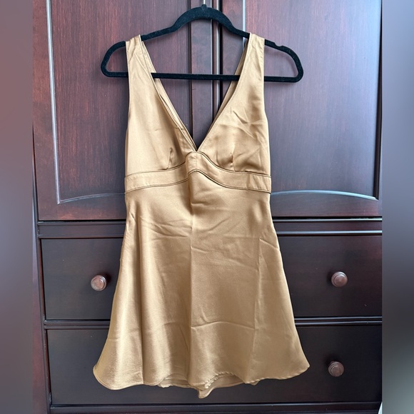 Abercrombie Satin Mini Dress - Picture 2 of 6